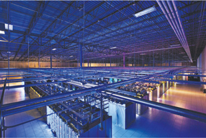 The Google Data Center in Council Bluffs, Iowa, features more than 115,000 square feet of space. (Image provided courtesy of Google)